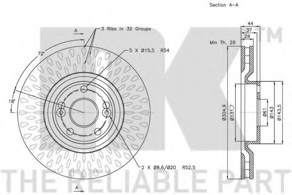 Disc frana 2