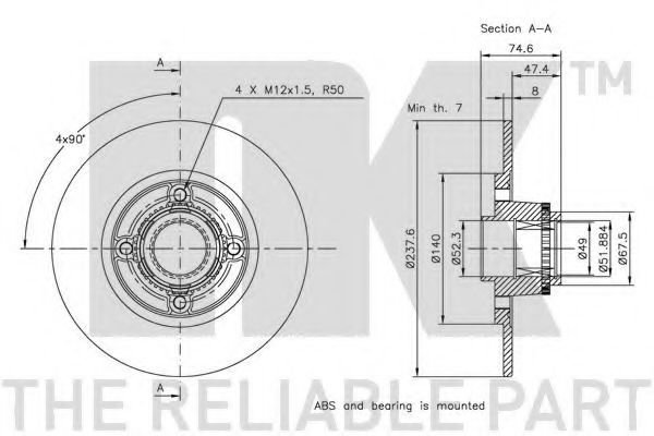Disc frana 3