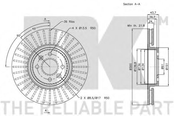 Disc frana 3