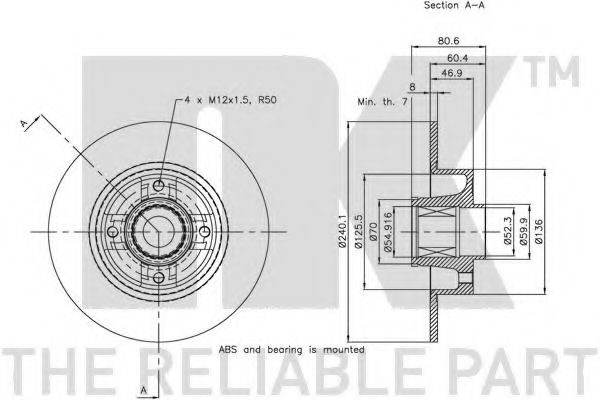Disc frana 3