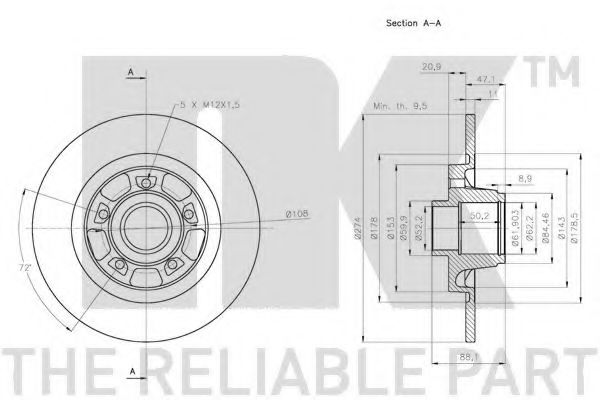 Disc frana 3
