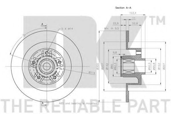 Disc frana 3