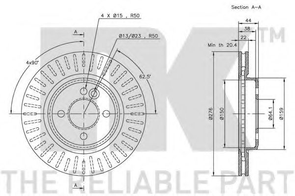 Disc frana 3