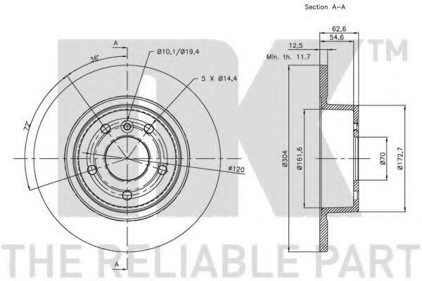 Disc frana 2