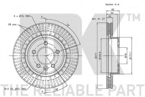 Disc frana 3