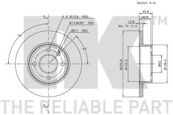 Disc frana 3