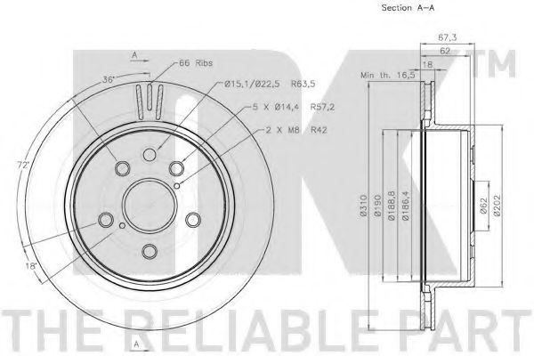 Disc frana 3