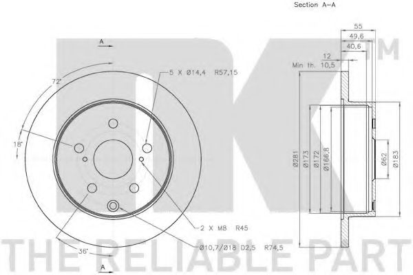 Disc frana 3