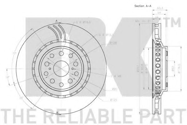 Disc frana 3
