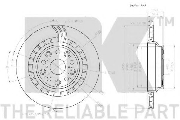 Disc frana 3