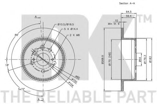 Disc frana 2