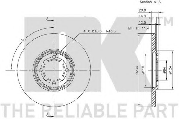 Disc frana 2