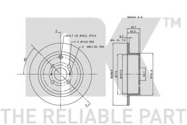 Disc frana 3