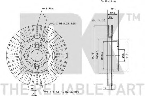 Disc frana 3