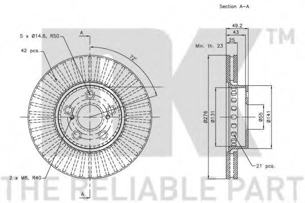 Disc frana 3
