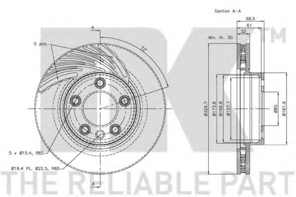 Disc frana 3