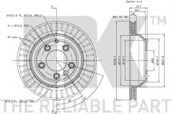 Disc frana 3