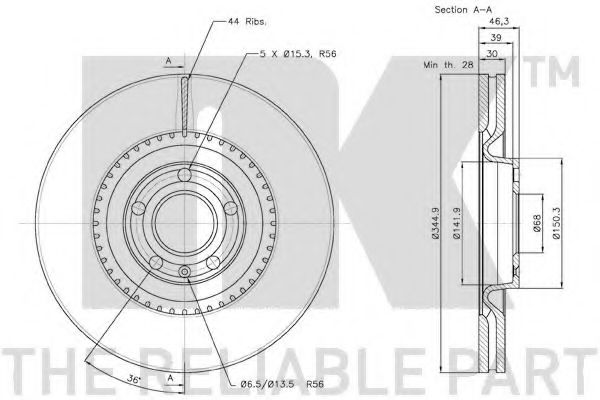 Disc frana 3