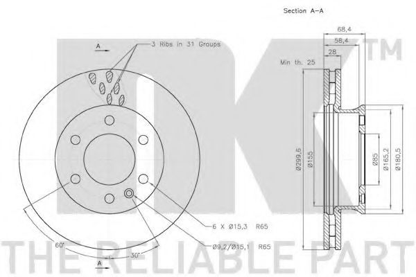 Disc frana 3