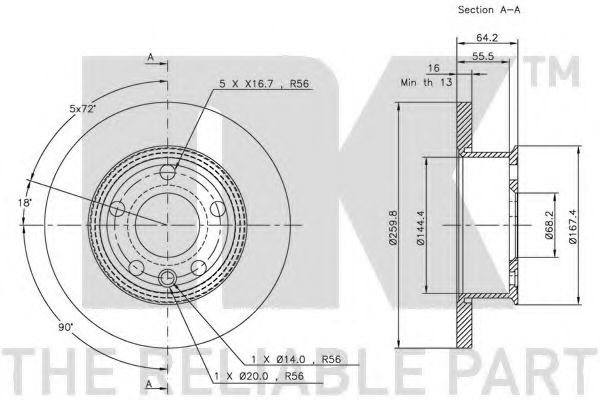 Disc frana 3