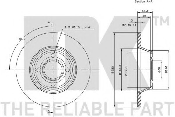 Disc frana 3