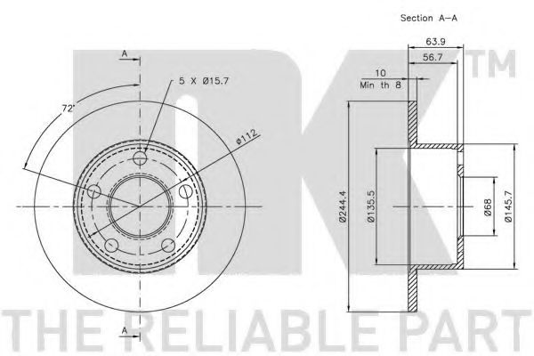 Disc frana 3