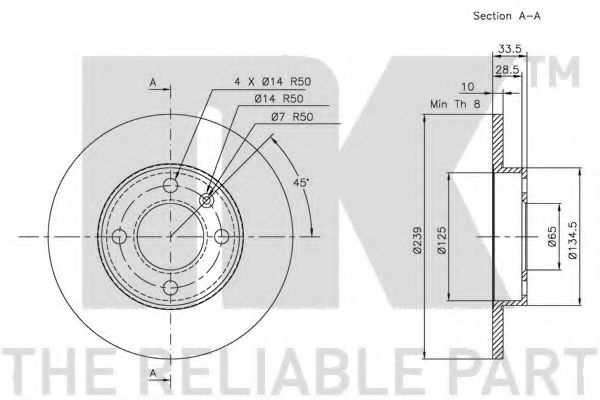 Disc frana 3