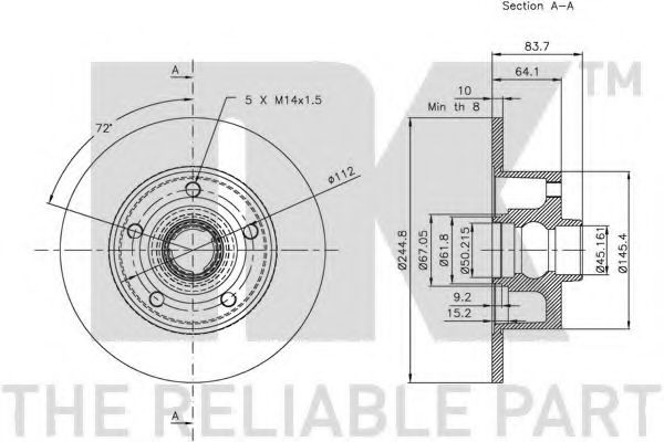 Disc frana 3