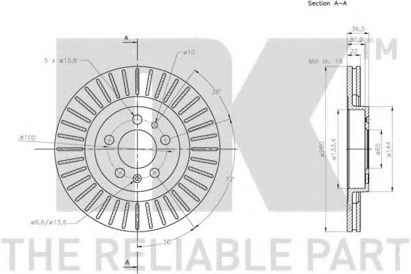 Disc frana 3