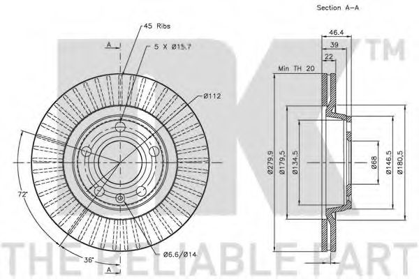 Disc frana 3
