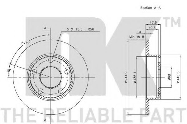 Disc frana 3