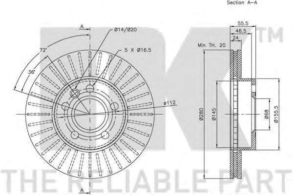 Disc frana 3