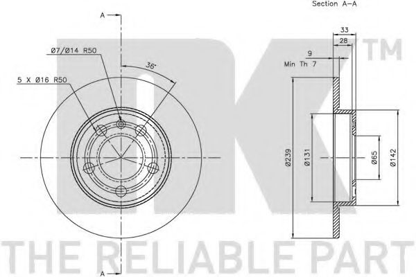 Disc frana 3