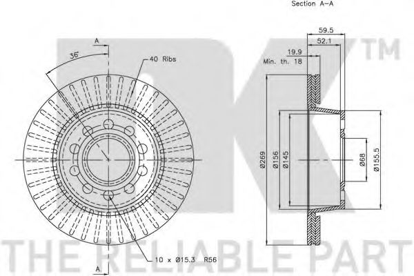 Disc frana 3
