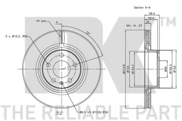 Disc frana 3