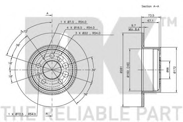 Disc frana 3