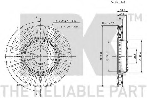 Disc frana 3