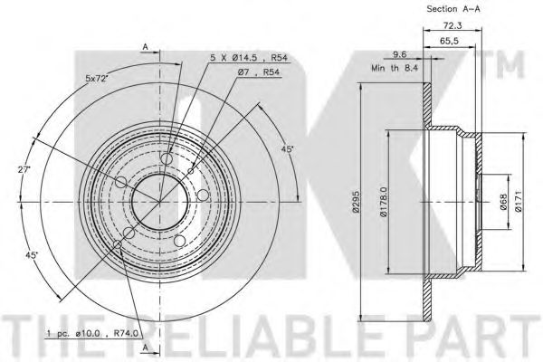 Disc frana 3