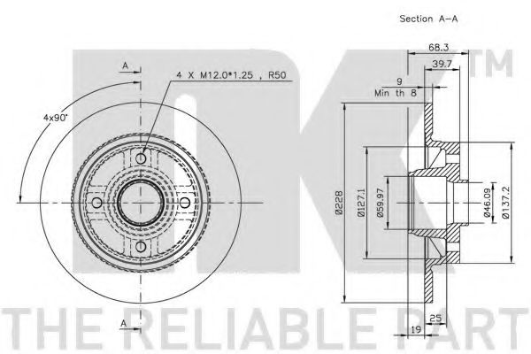 Disc frana 2
