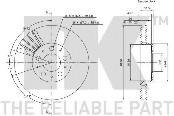 Disc frana 3