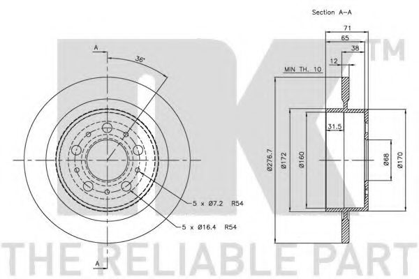 Disc frana 2