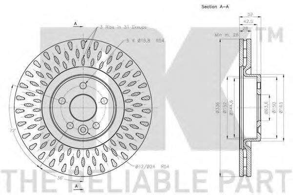 Disc frana 3