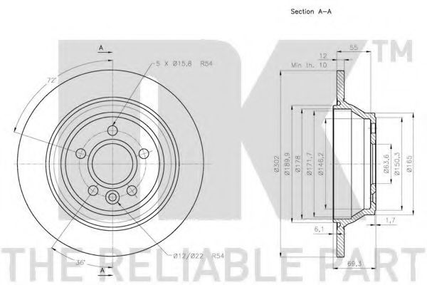 Disc frana 3