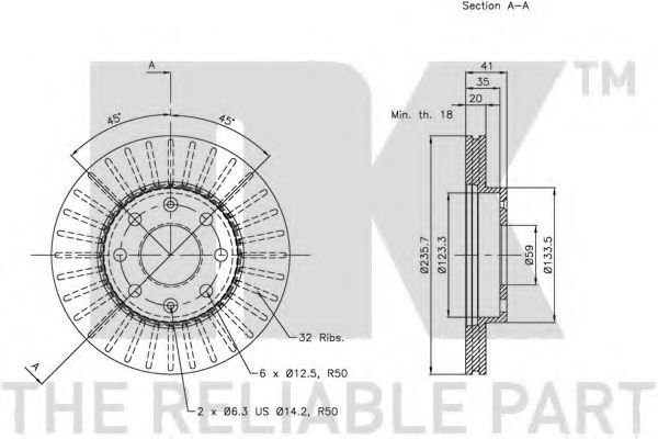 Disc frana 3