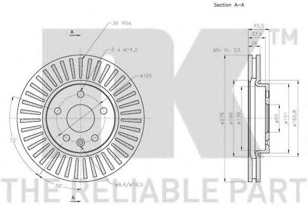 Disc frana 3