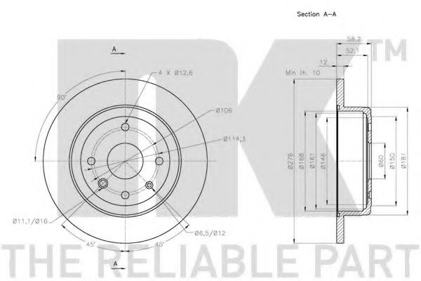 Disc frana 3