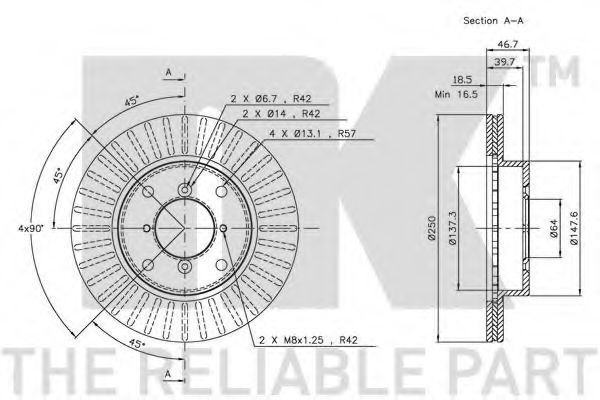 Disc frana 2