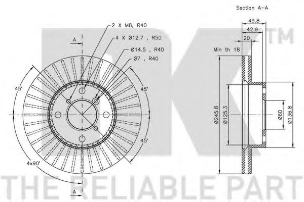 Disc frana 3