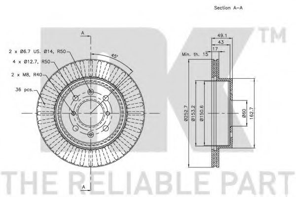 Disc frana 3