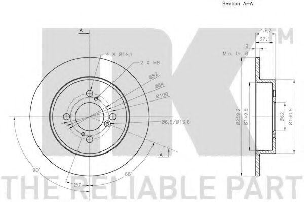 Disc frana 3